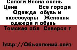 Сапоги Весна осень  › Цена ­ 1 700 - Все города Одежда, обувь и аксессуары » Женская одежда и обувь   . Томская обл.,Северск г.